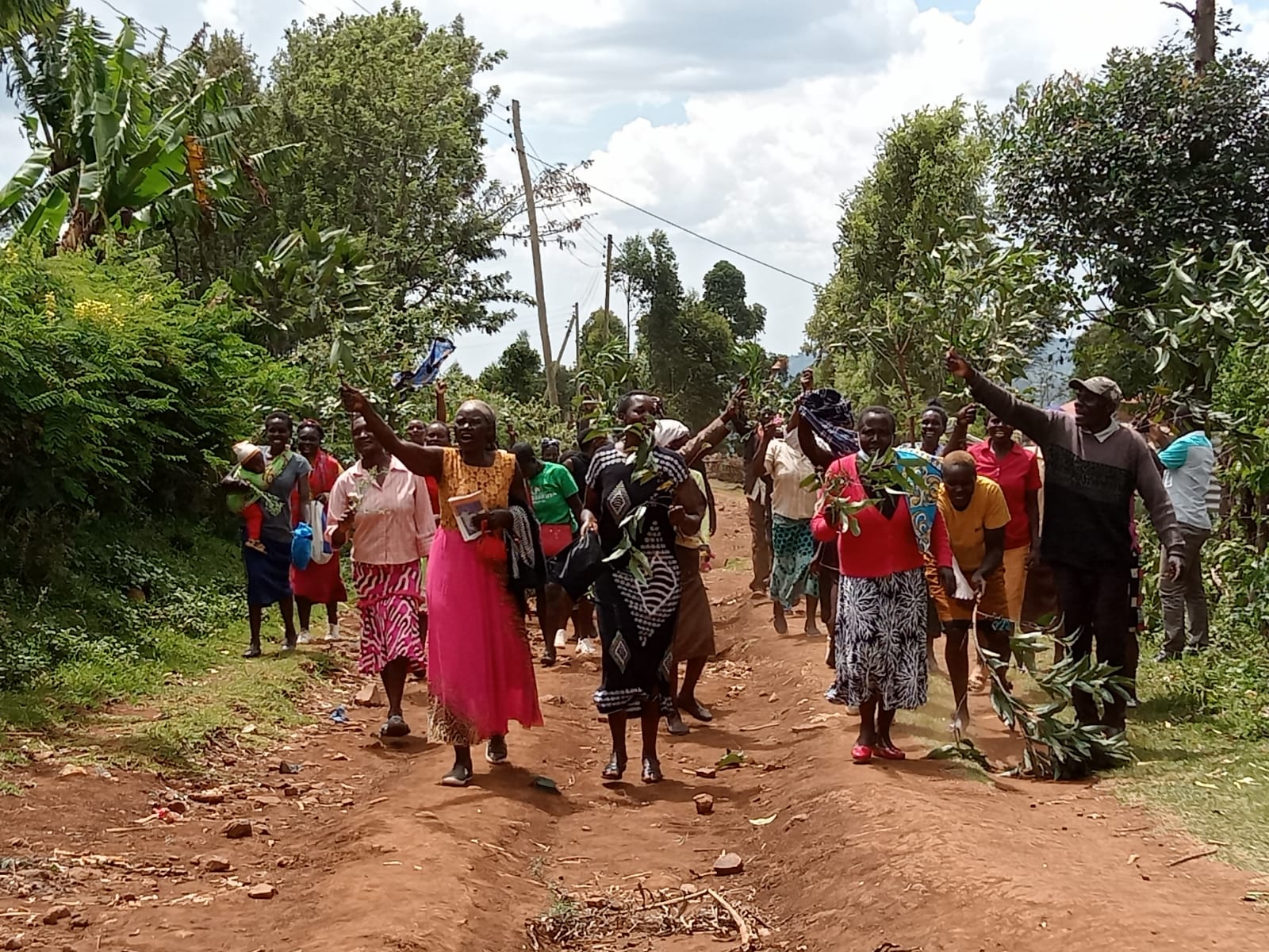 Parents at Nyachenge primary in Kisii Demonstrate over porridge.