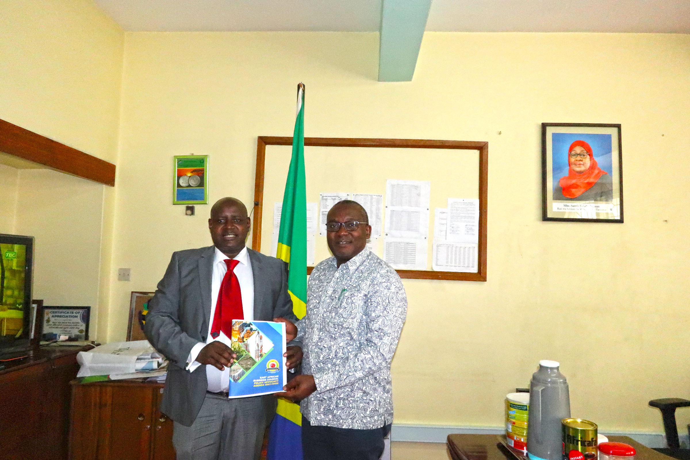 Eabc CEO pays courtesy visits to Hon. John Mongella, Arusha Regional commissioner