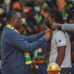 Senegal president praised the national football coach, Aliou Cissé. Image: Senegal presidency