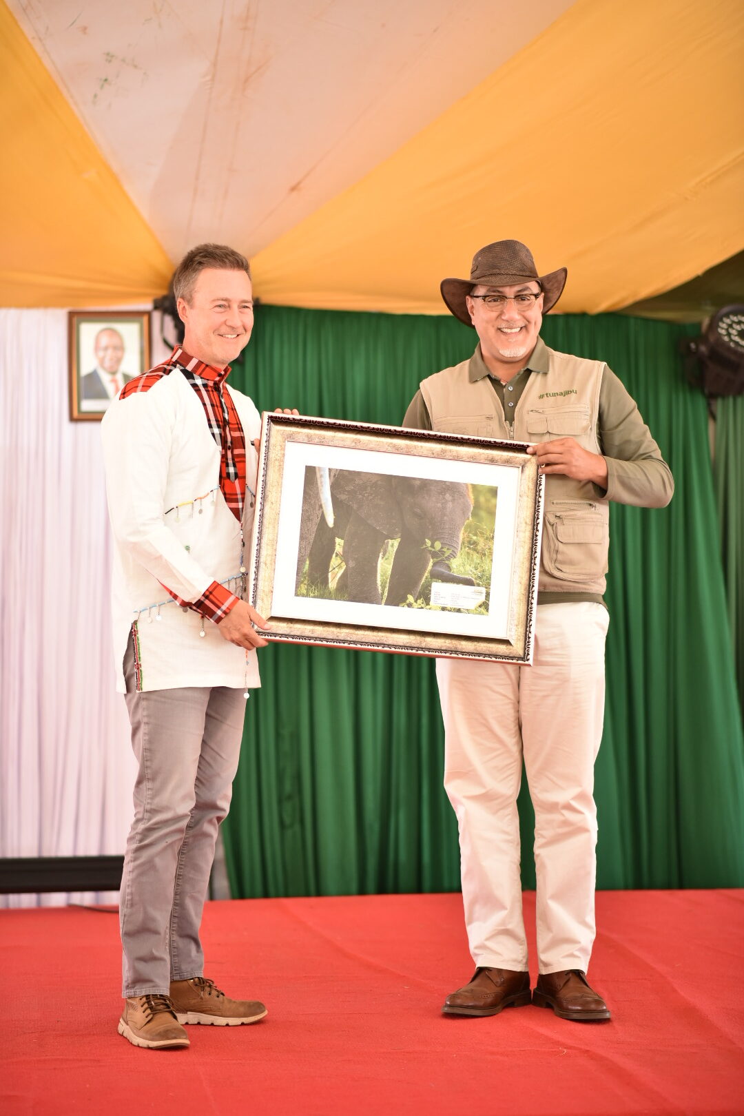 FILM STAR EDWARD NORTON APPOINTED MAGICAL KENYA ELEPHANT NAMING AMBASSADOR