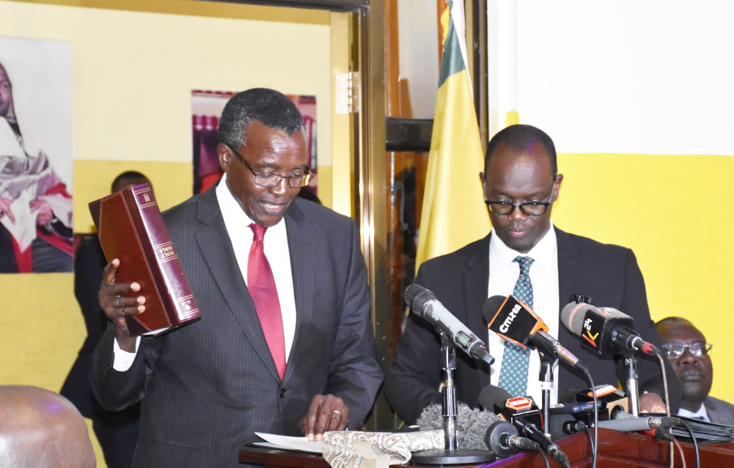 Emeritus CJ Maraga and CRA commissioners sworn in to head crucial forces