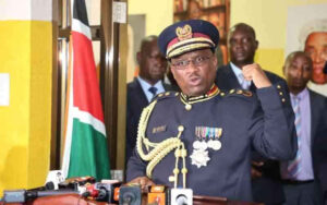 Inspector General of Police Japhet Koome. PHOTO/Courtesy