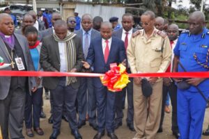 Decorated Contractor Mungai Accompanies CS Kindiki for Kiserian Police Station Launch