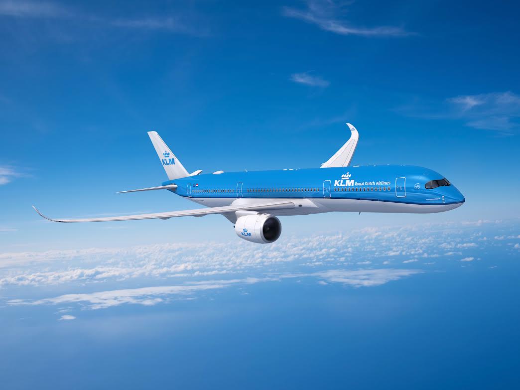 KLM Replaces Older Generation Aircraft with New Airbus A350 Designed to Burn Less Fuel and Make Less Noise