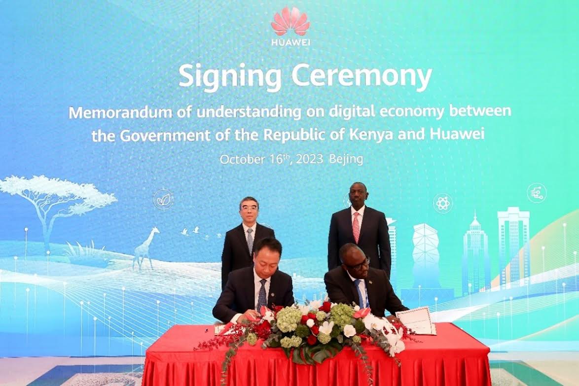 Kenyan Government Signs MoU with Huawei to Promote Digital Transformation