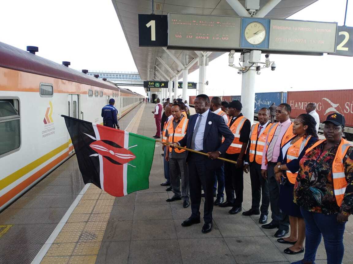 Madaraka Express passenger train introduces premium class services